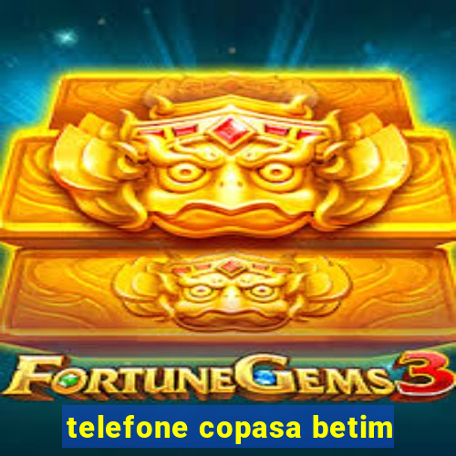 telefone copasa betim